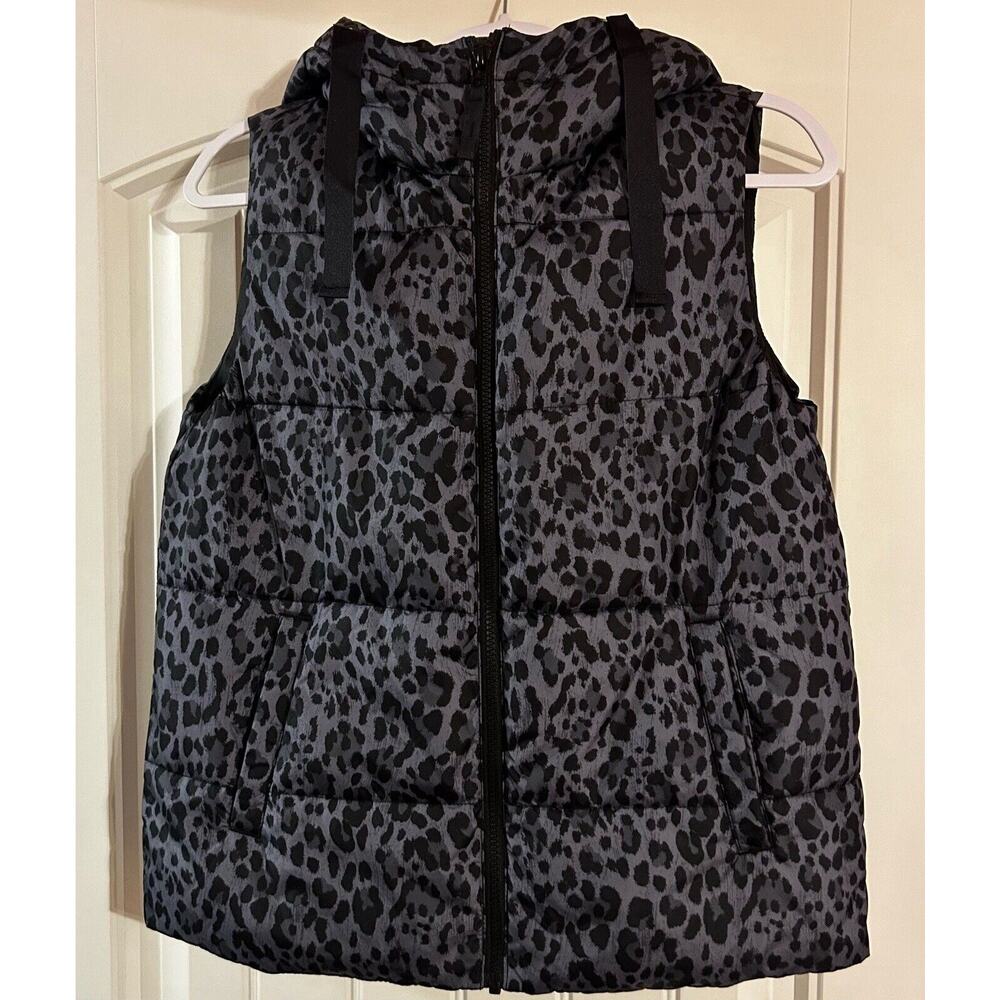 GAP Black Full Zip Sleeveless Puffer Vest Womens Size XS Cold Control New